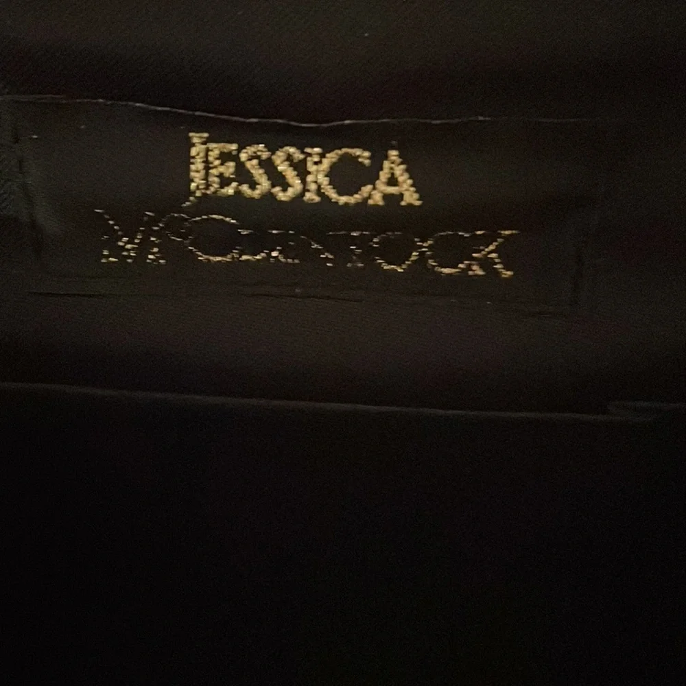 Jessica McClintock Beaded Shoulder Bag, Evening Bag, Clutch - Picture 3 of 9